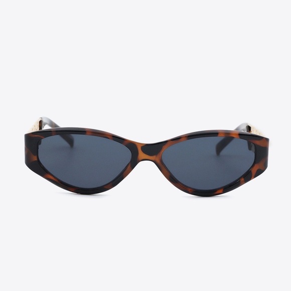 Chain Detail Temple Cat Eye Sunglasses main image 11